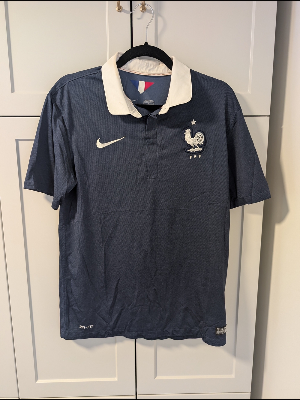 Nike France National Team Jersey 2014/2015. Men's Medium